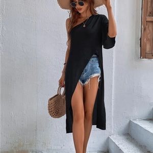 One Shoulder Maxi Top